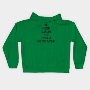 Keep calm geocache Kids Hoodie